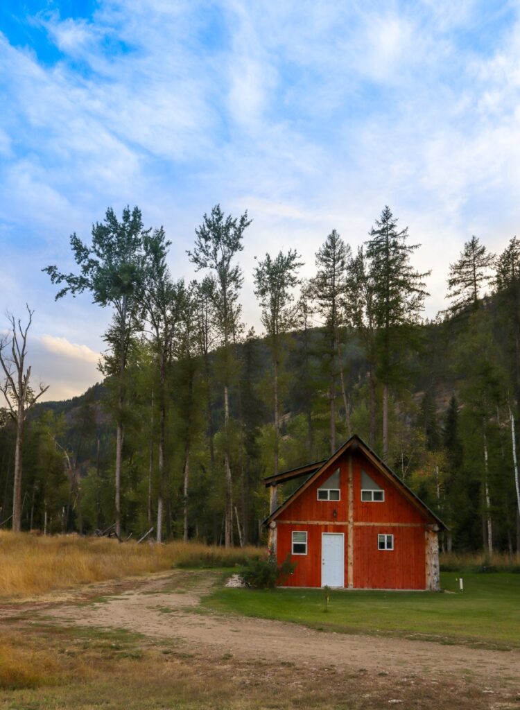 RV life - cabin at PV Ranch