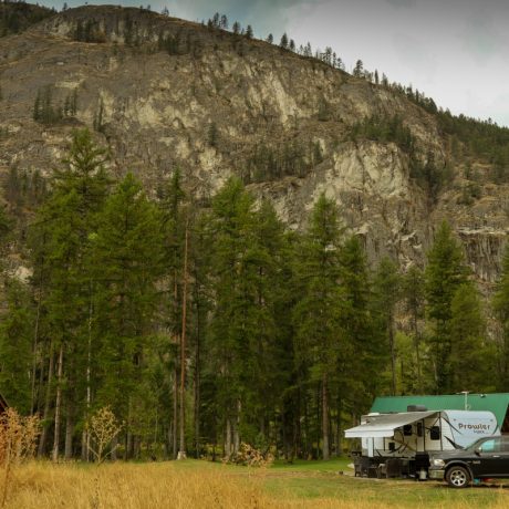 RV and truck at PV Ranch